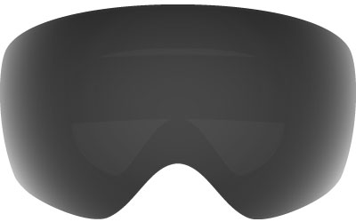 Dark Gray / Black Snow Goggle Lens - Eyewear Genius