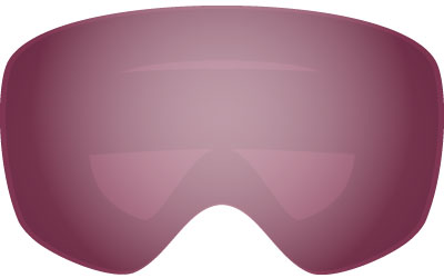 snow goggle lens color