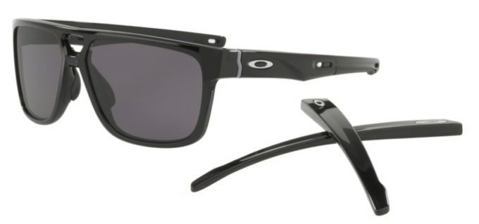 CROSSRANGE PATCH OO 9382 Sunglasses 01 Polished Black with Warm Grey Lenses