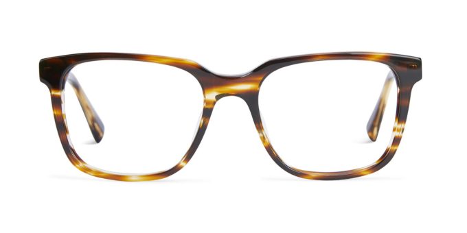 Carter - Classic Chestnut / Large Blue Light Glasses | Size