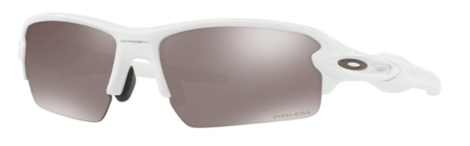 FLAK 2.0 (Asian Fit) OO 9271 Sunglasses 24 Polished White with Prizm Black Polarized Lenses