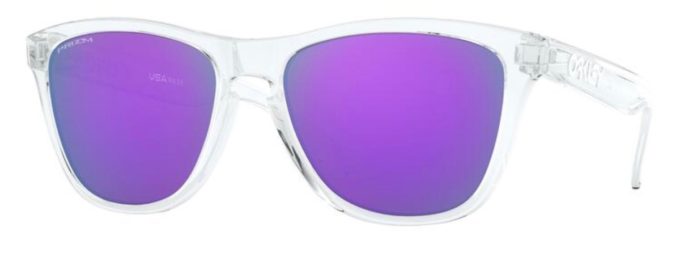 Frogskins OO 9013 Sunglasses Polished Clear / prizm violet