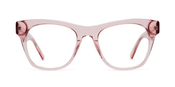 Georgie - Pink Crystal Blue Light Glasses | Size