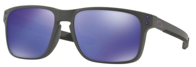 Holbrook Mix OO 9384 Sunglasses 02 Steel with Violet Iridium Lenses