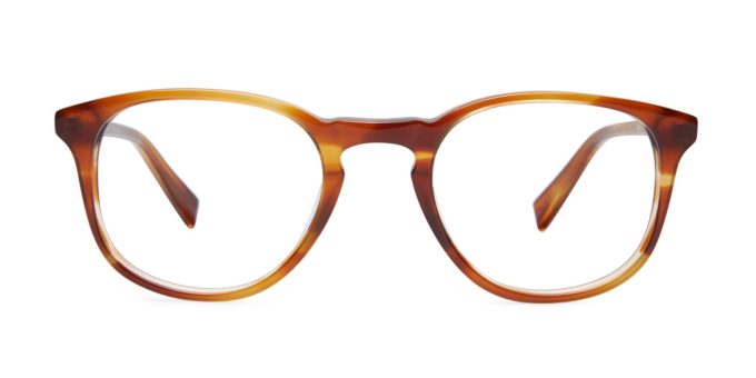 Lane - Striped Amber Blue Light Glasses | Size 48-21-140