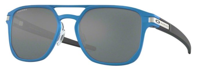Latch Alpha OO 4128 Sunglasses Matte Sapphire Blue / prizm black