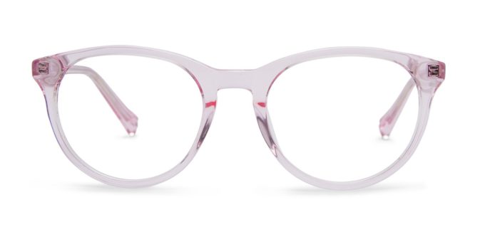 Lola - Pink Crystal Blue Light Glasses | Size 50-19-145