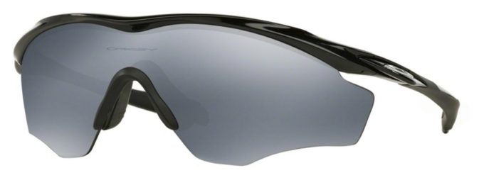 M 2 FRAME XL OO9343 Sunglasses 09 Polished Black with Black Iridium Polar
