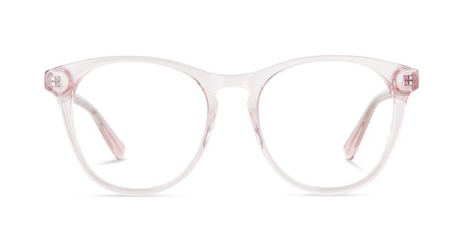 Nat - Pink Crystal Blue Light Glasses | Size 49-18-140
