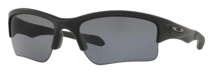 Quarter Jacket OO 9200 Sunglasses Matte Black with Grey Polarized Lenses