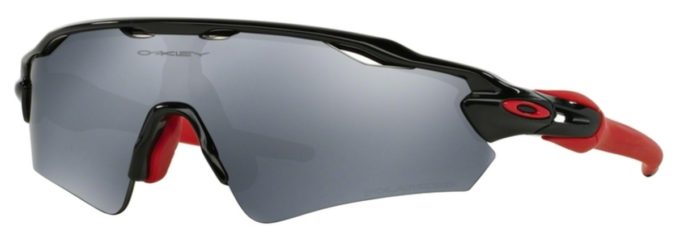 Radar EV Path (Asian Fit) OO 9275 Sunglasses 06 Polished Black with Polarized Black Iridium