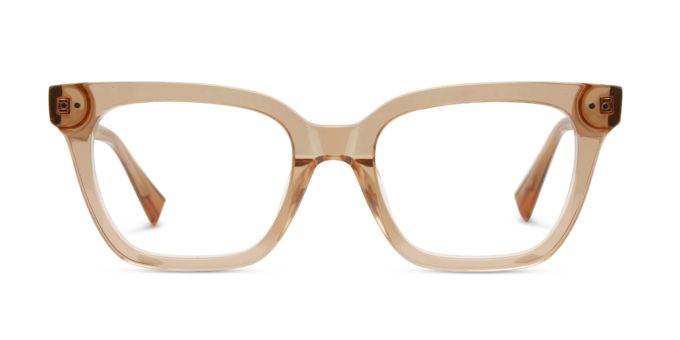 Frankie - Crystal Toffee Blue Light Glasses | Size