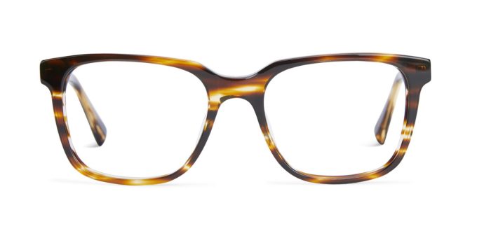 Carter - Classic Chestnut Blue Light Glasses | Size